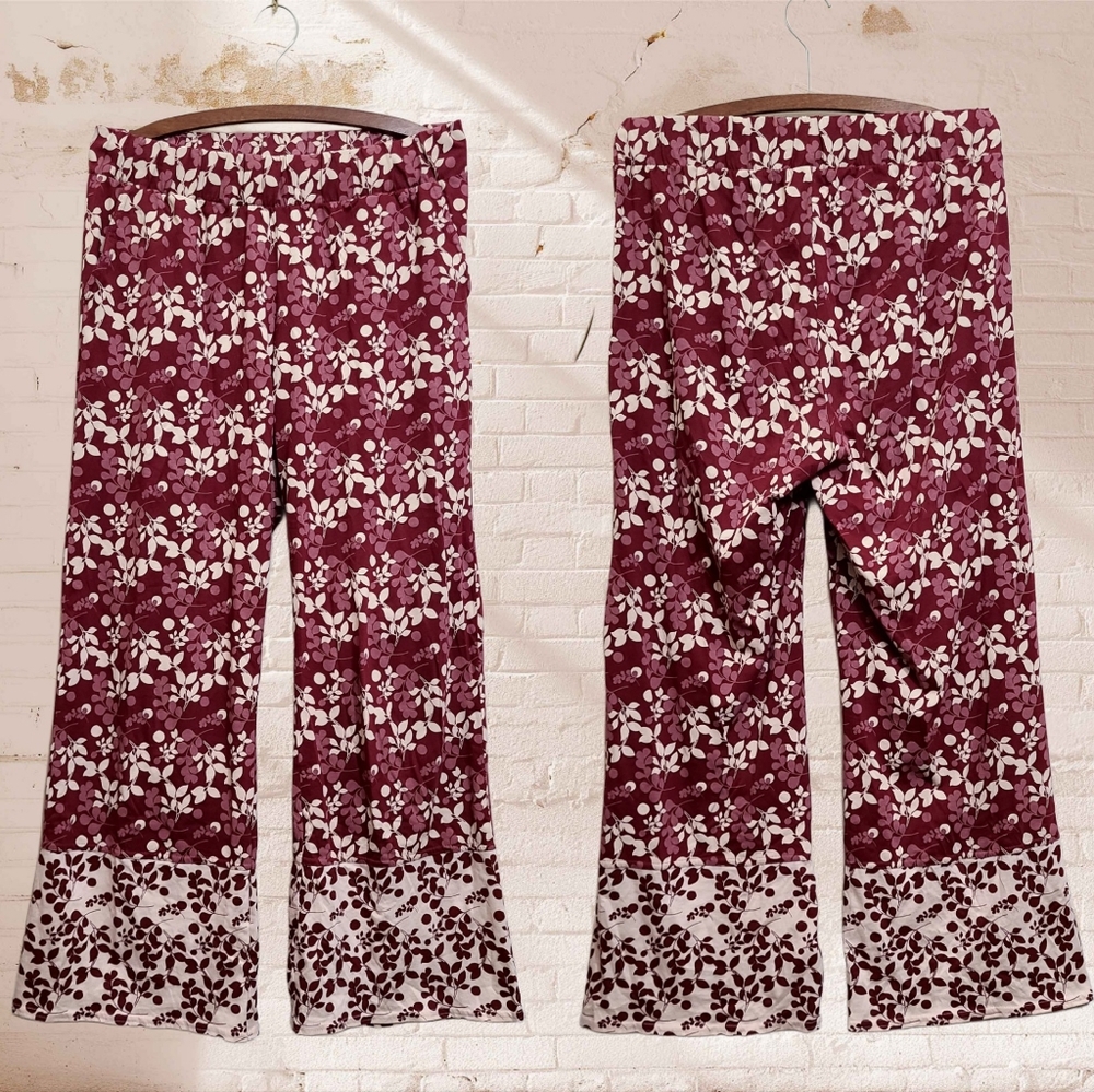 PACT Staycation Floral 3-Piece Lounge Set  In Organic Cotton Size Medium - Picture 5 of 10